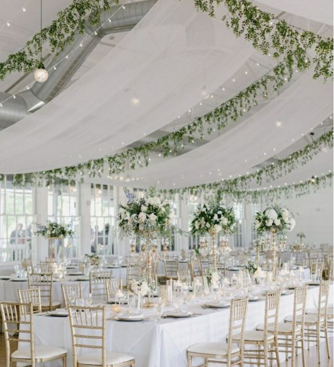 Transform Your Wedding Space with Cost-Effective Ceiling Décor and Draping